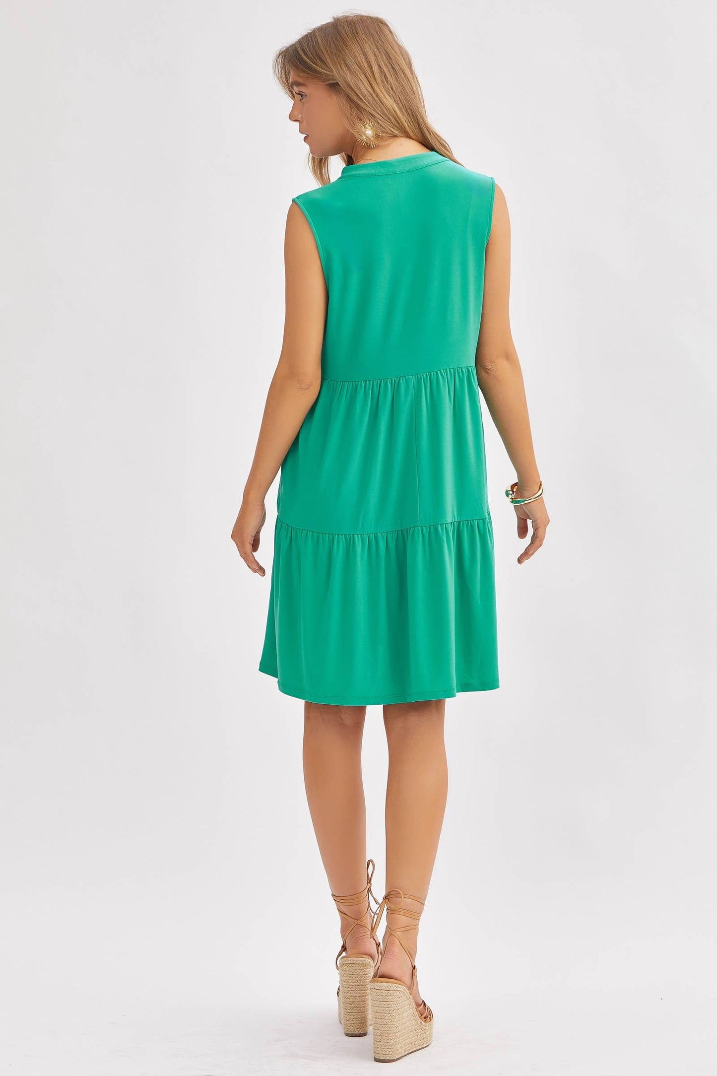 Lilac 3 Tier A-line Flowy Dress - Small