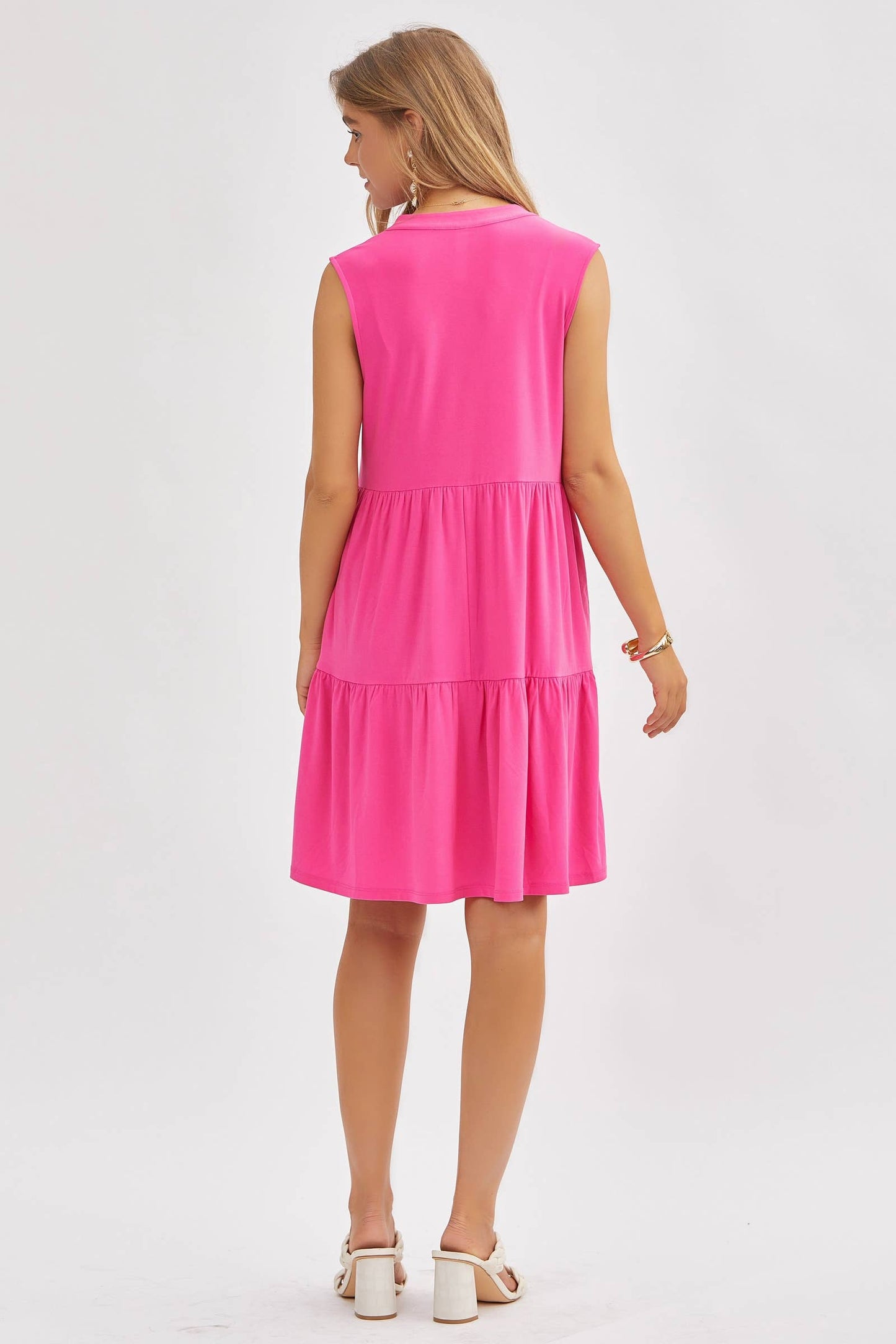 Lilac 3 Tier A-line Flowy Dress - Small