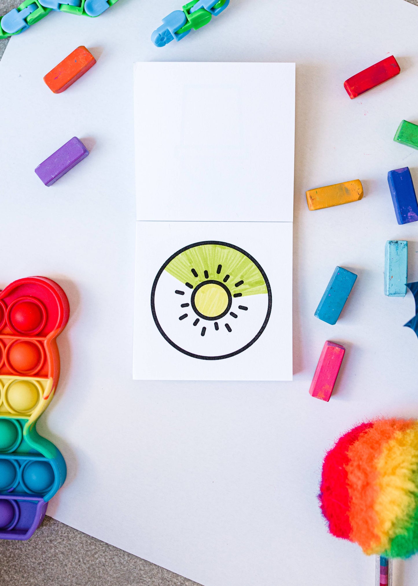 Tiny Eats Treats Easy Tear Glue Bind Coloring Book