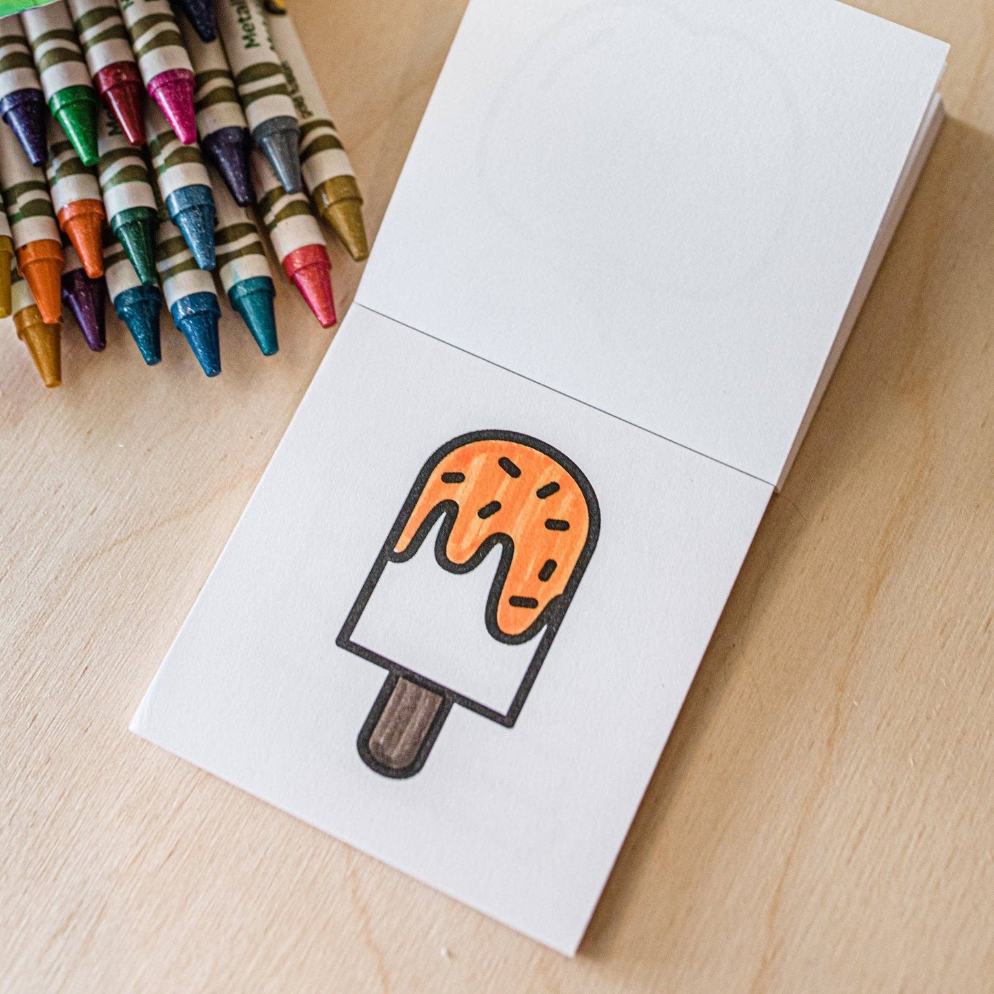 Tiny Eats Treats Easy Tear Glue Bind Coloring Book