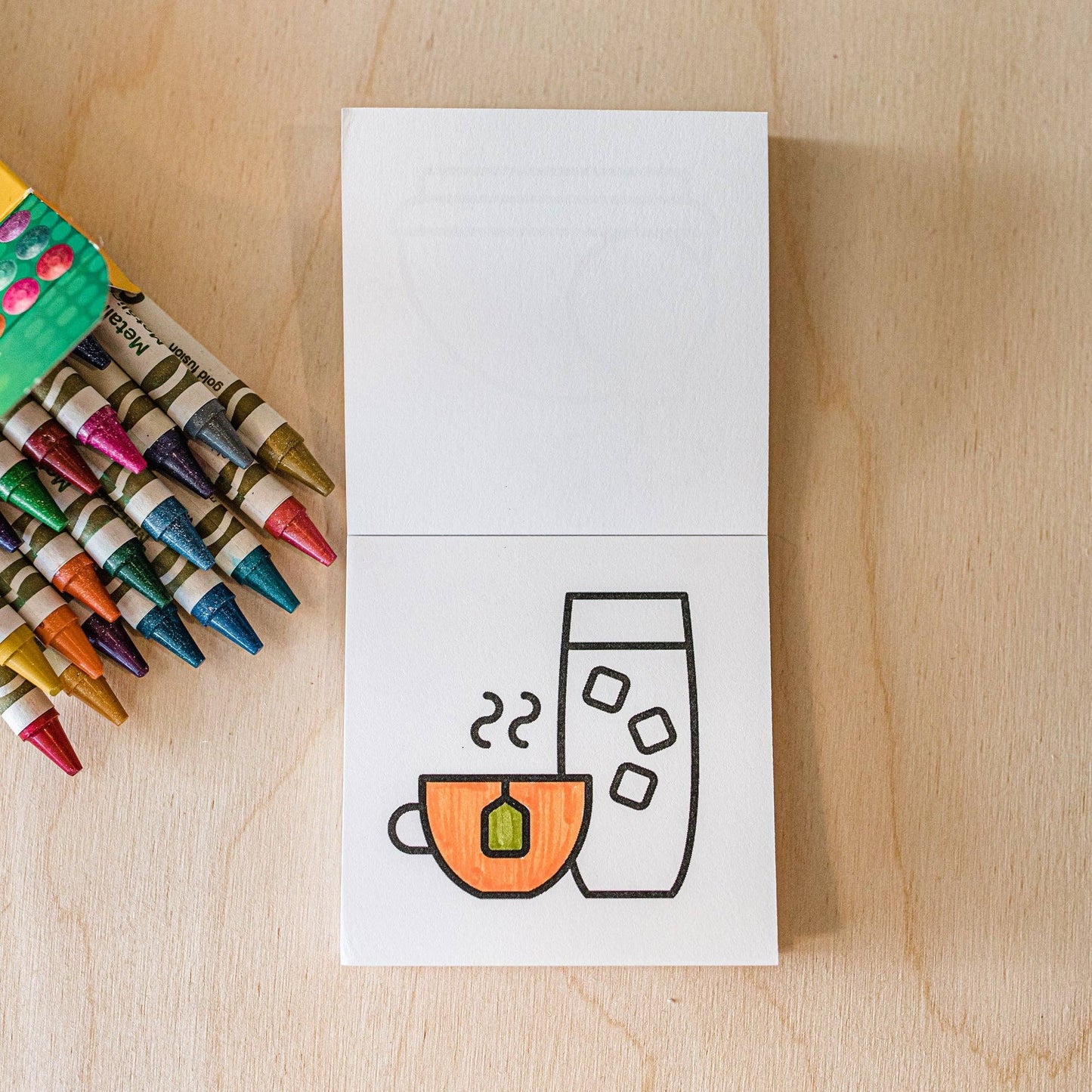 Tiny Eats Treats Easy Tear Glue Bind Coloring Book