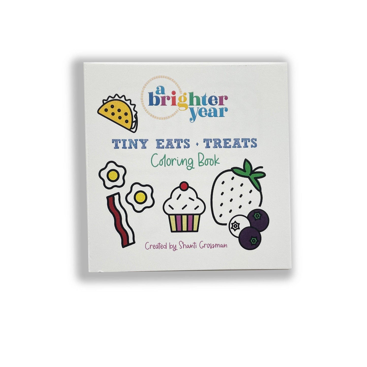 Tiny Eats Treats Easy Tear Glue Bind Coloring Book