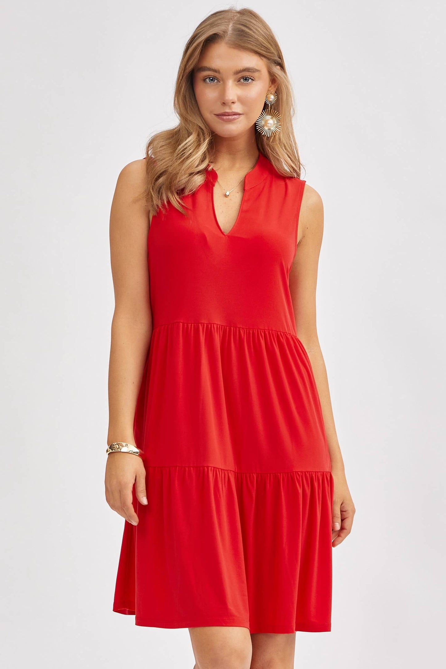 Lilac 3 Tier A-line Flowy Dress - Small