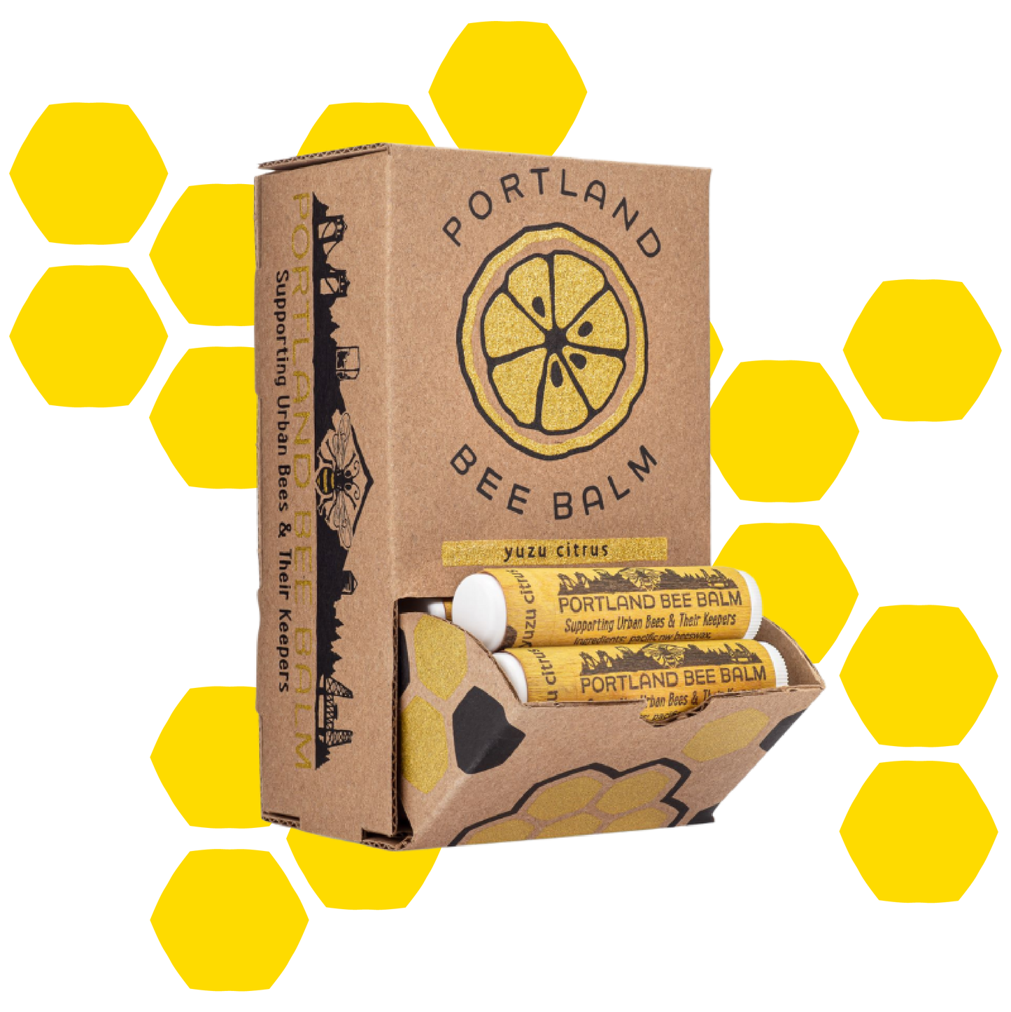 Portland Bee Balm- Yuzu Citrus Beeswax Lip Balm