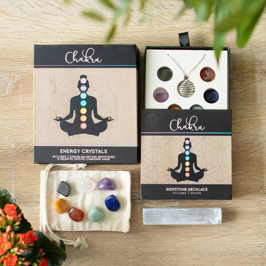 Chakra Gemstone Crystal Healing Necklace Kit