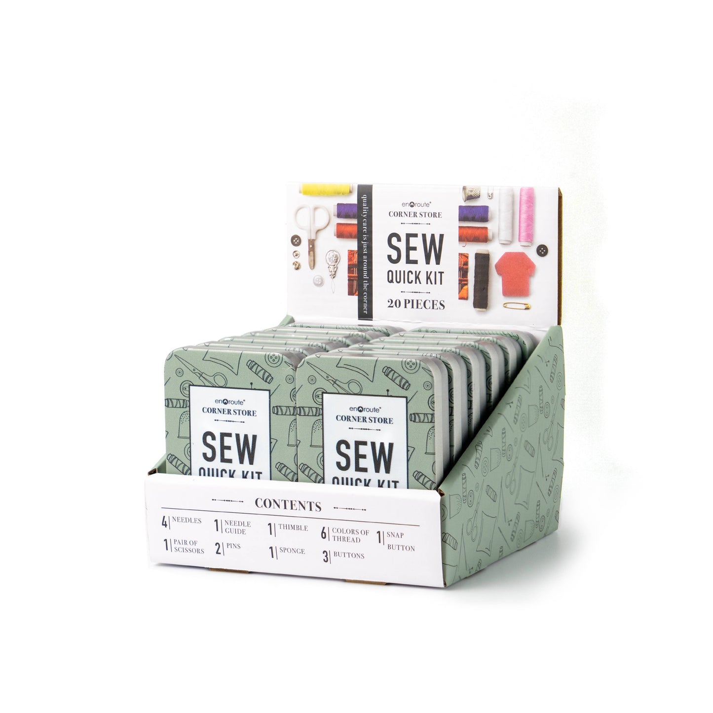 Sew quick kit- 20 pieces in a tin