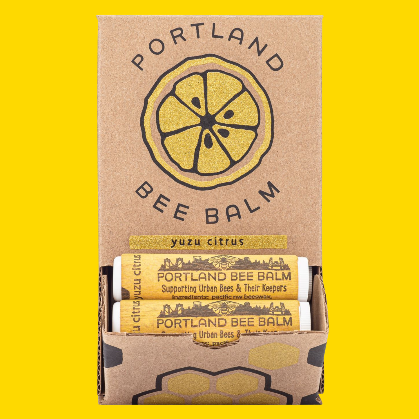 Portland Bee Balm- Yuzu Citrus Beeswax Lip Balm