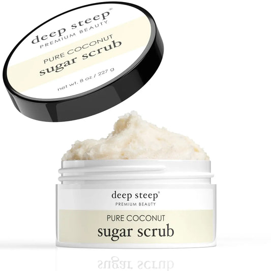 Pure Coconut Sugar Scrub- Deep Steep Premium Beauty