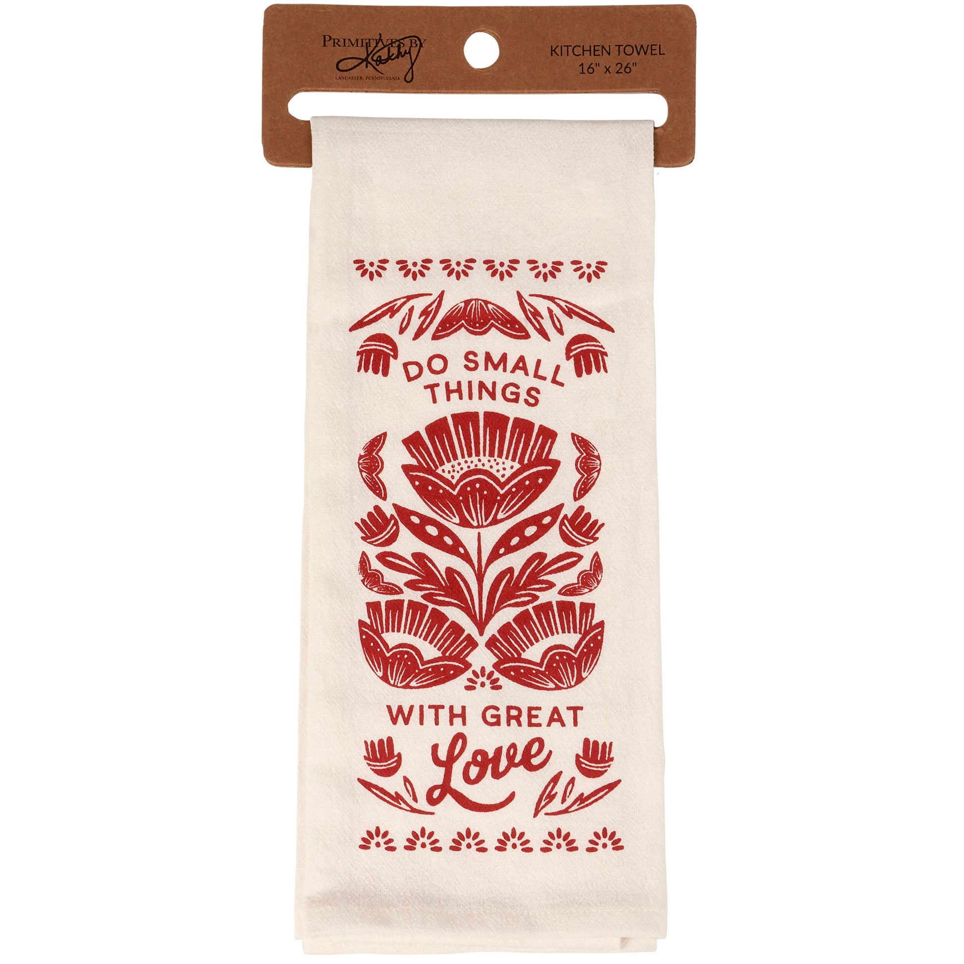 Do small things w/ great love- hand towel