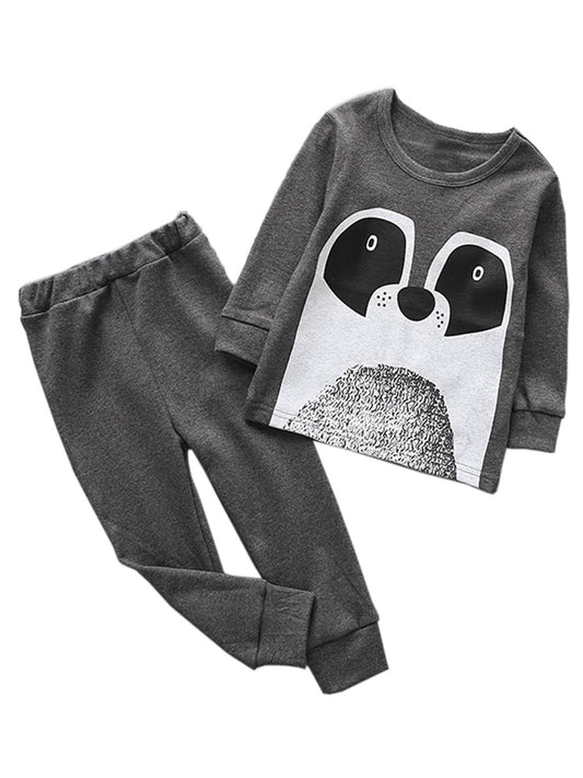 Animal Graphic 2pc Boy Clothing Set